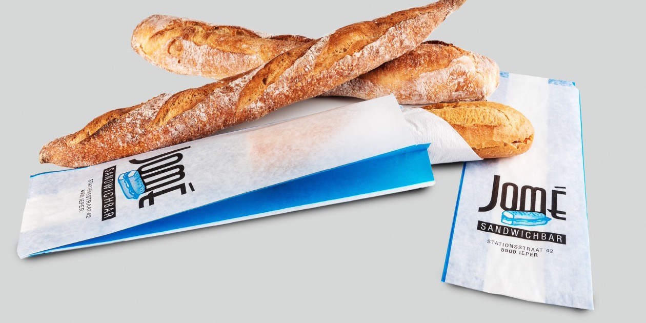 Bedrukte broodzakken pistoletzakken stokbroodzakken